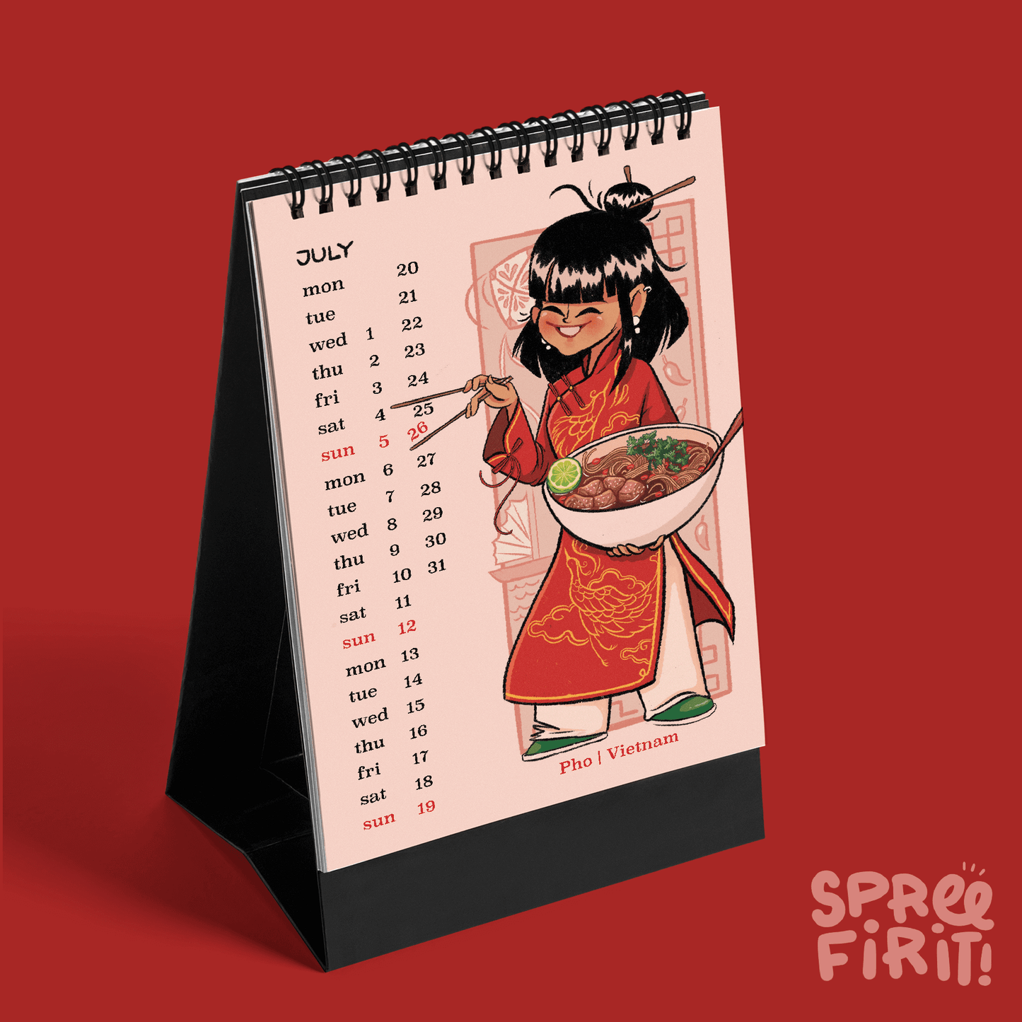 Noodle Calendar 2026 🍜